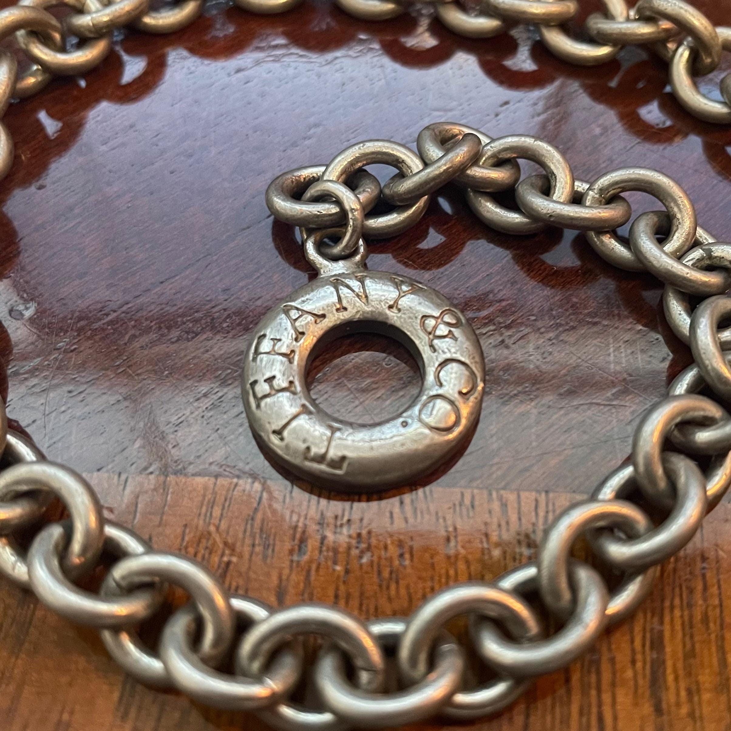 Vintage Tiffanys Chain Link Necklace - Etsy