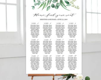 table plan template etsy