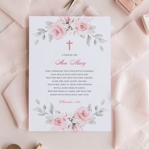 Baptism Prayer - Etsy