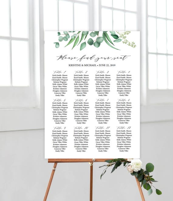 Wedding Seating Chart