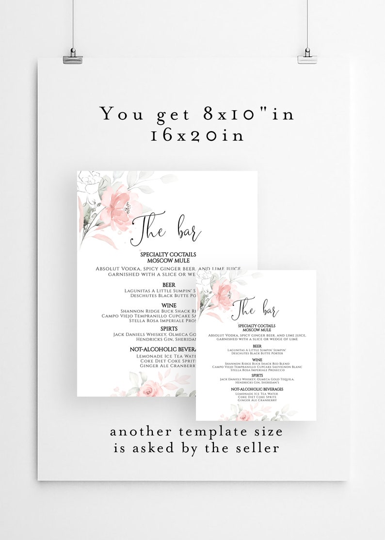 Editable Drinks Sign Bar Menu Template Drinks Menu Printable The Bar Menu Printable 100 Editable Drinks Sign Etsy Me2kol64s Banners Signs Paper Party Supplies Efp Osteology Org