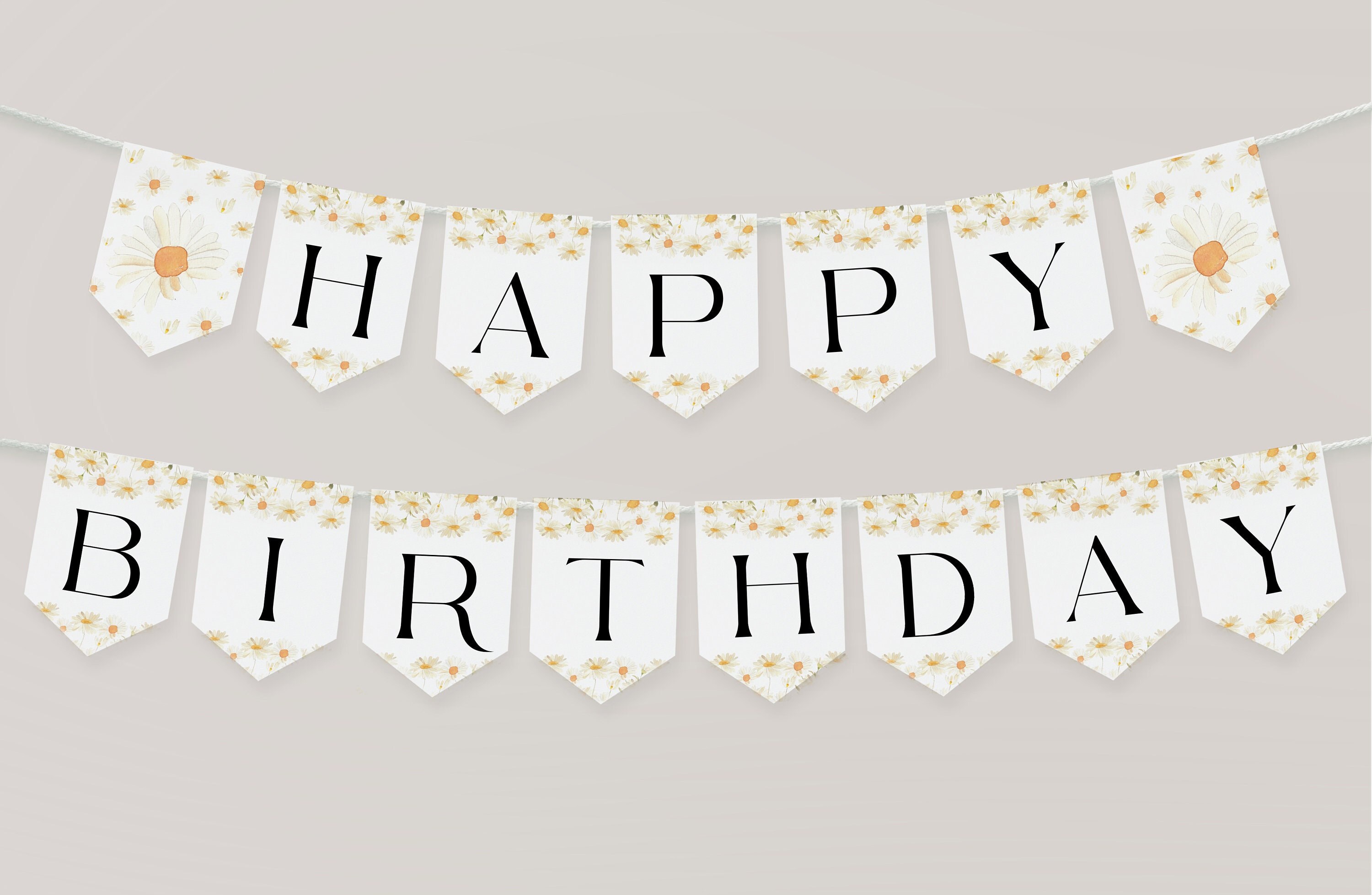 Happy Birthday Banner Printable Daisy Birthday Banner Template Happy Happy Birthday Banner Printable Daisy Birthday Banner Template Happy