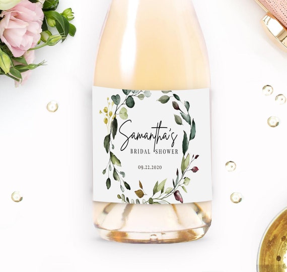 Bridal Shower Wine Labels Bridal Wine Printable Wine Label Etsy