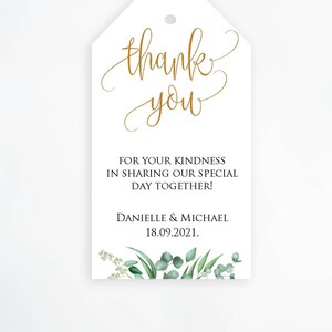 Wedding Favor Tags Printable, Bridal Shower Favors, Wedding Favor Tags ...