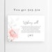 Printable Wishing Well Cards, Wishing Well Card Template, Wedding ...
