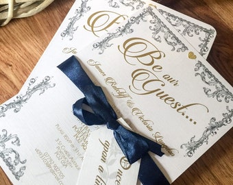 Be Our Guest Invitation Etsy