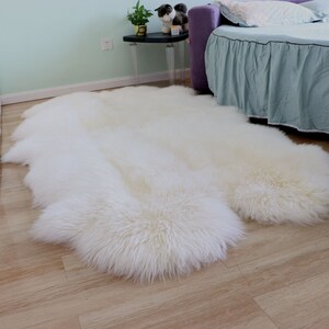 Hypoallergenic and Eco-Friendly Woolous Sheepskin Rug for Safe and Cozy Living