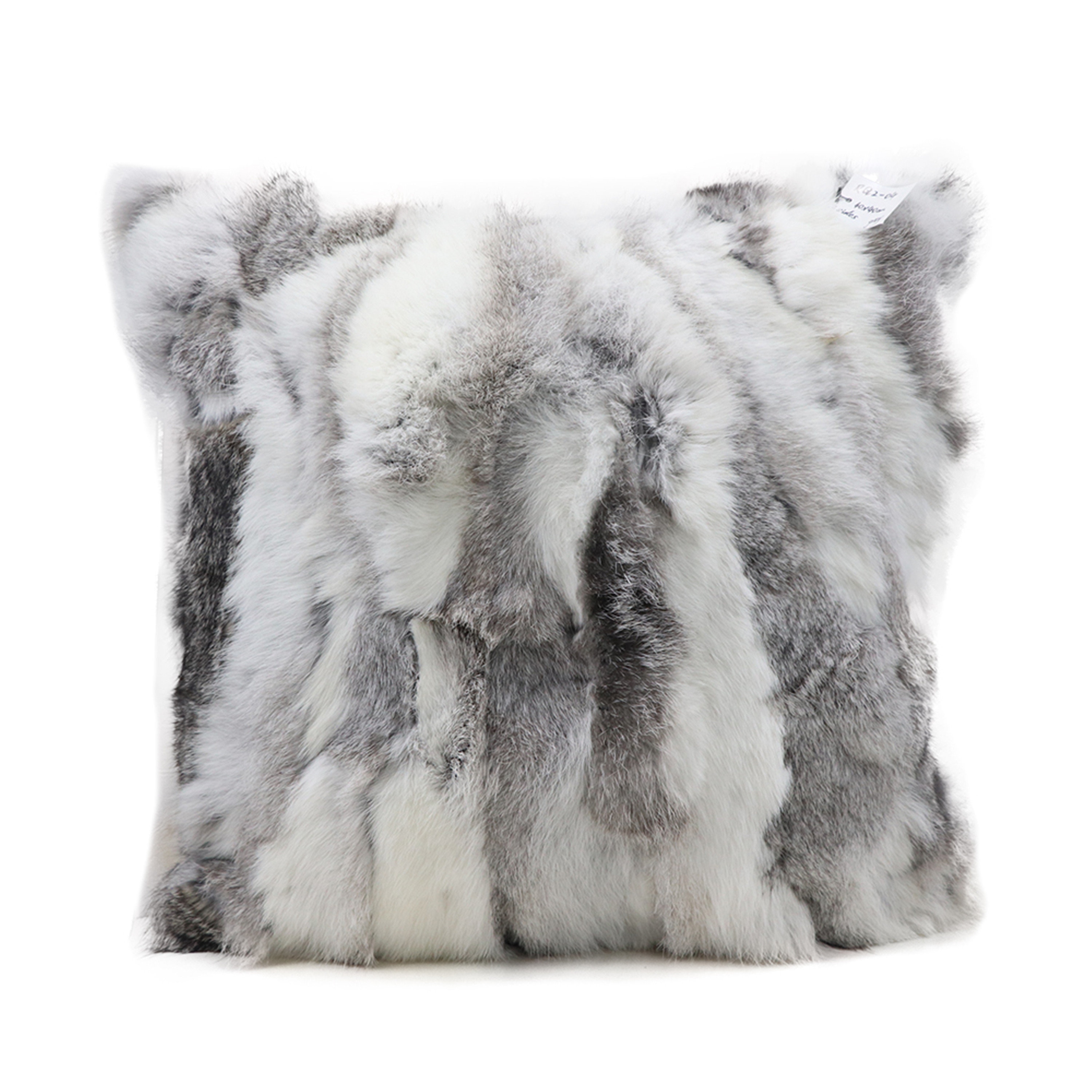 Neutral Luxury Fluffy Fur Throw Pillow │ High-end Warm Comfortable Cushions  with pilling│ for Beds Living Room Sofa Home Decor