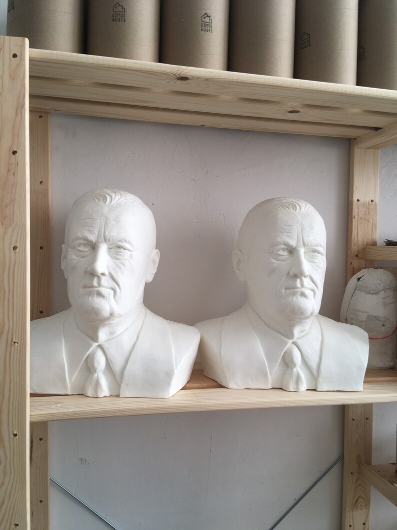 Custom personalized bust Sculpture by photo Personalized Etsy