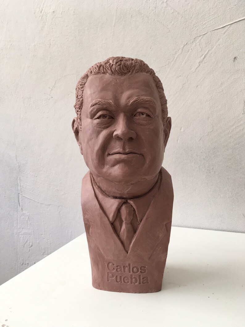 Custom personalized bust Sculpture by photo Personalized Etsy