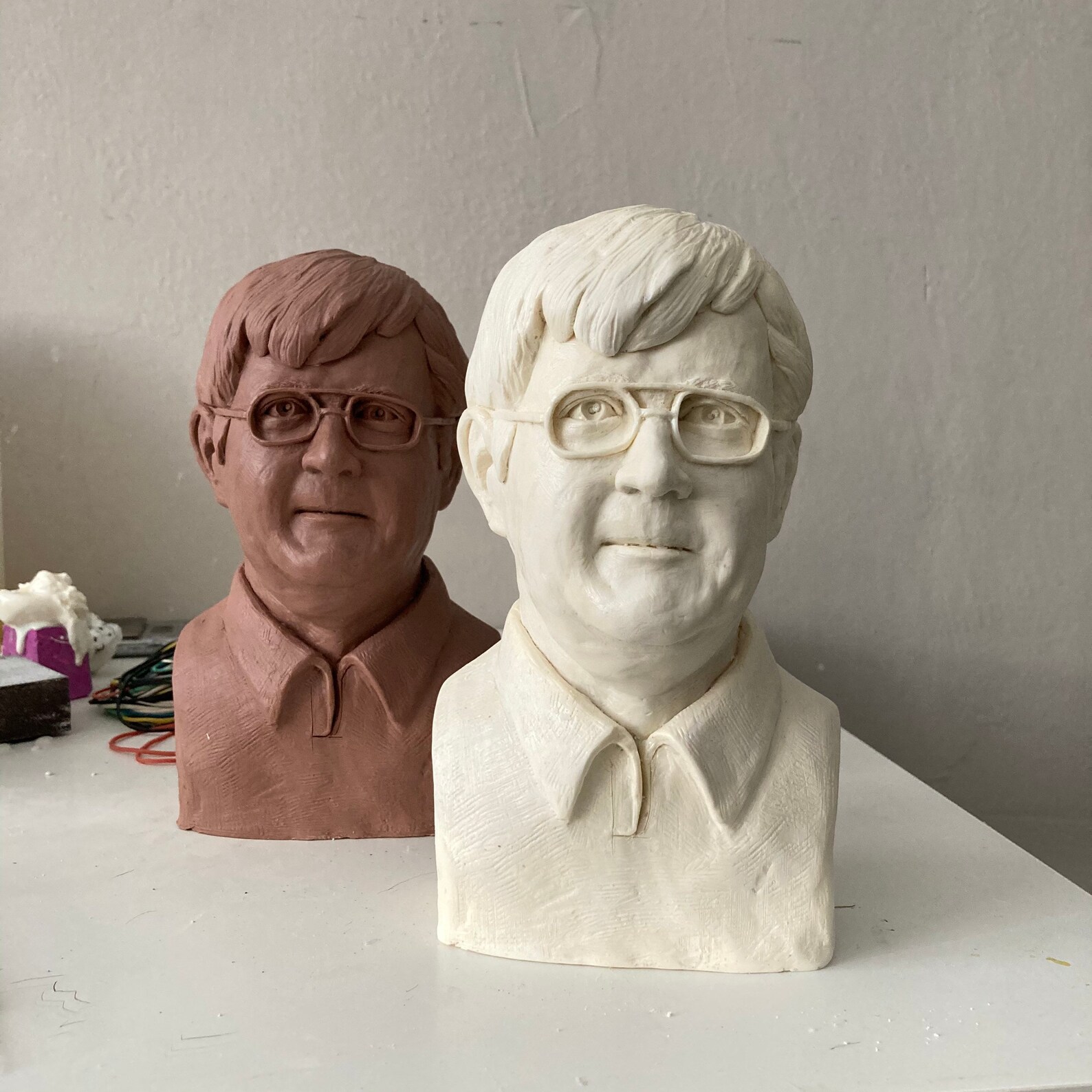 Custom personalized bust Sculpture by photo Portrait bust by Etsy