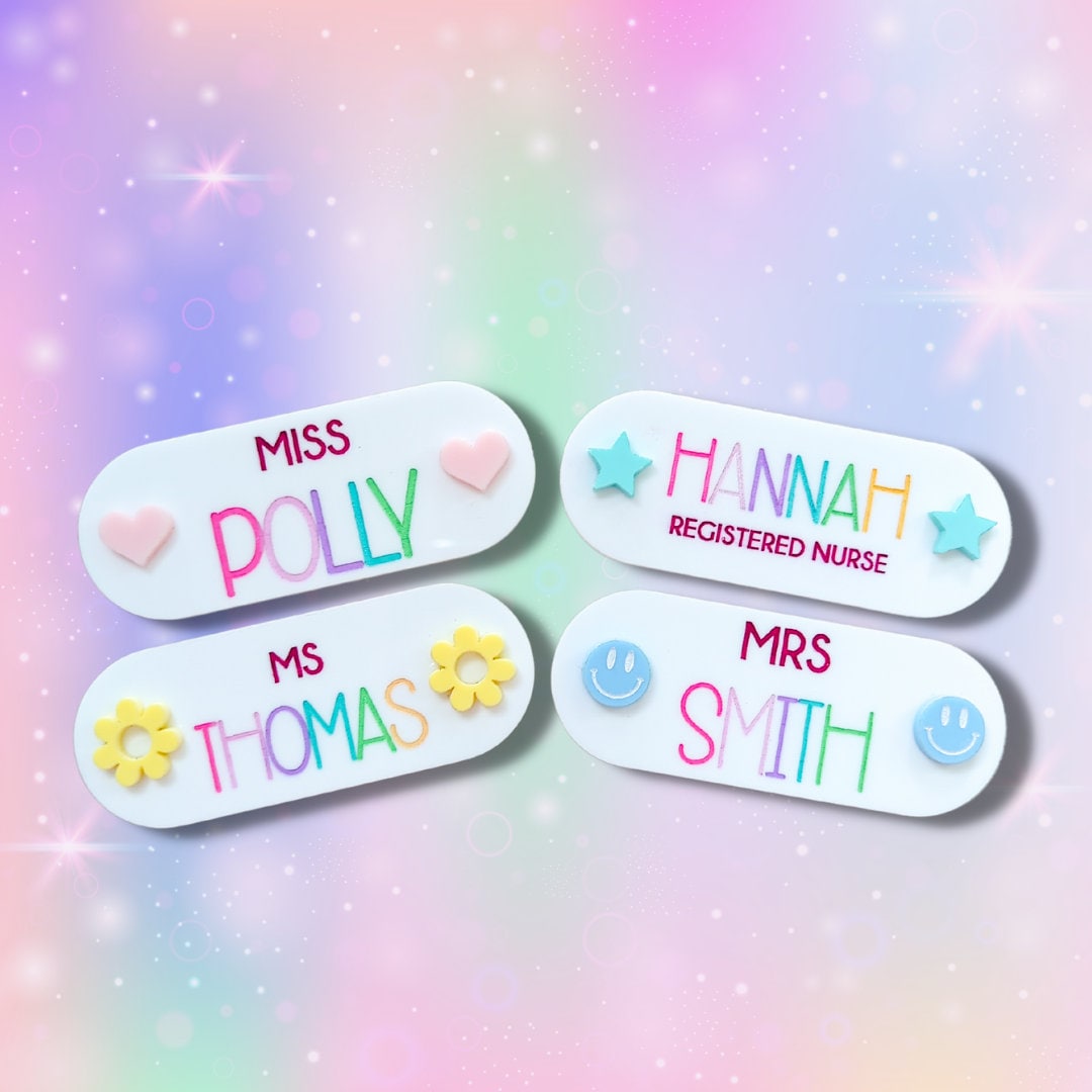 personalised-acrylic-name-badges-teacher-nurse-badge-medical-etsy