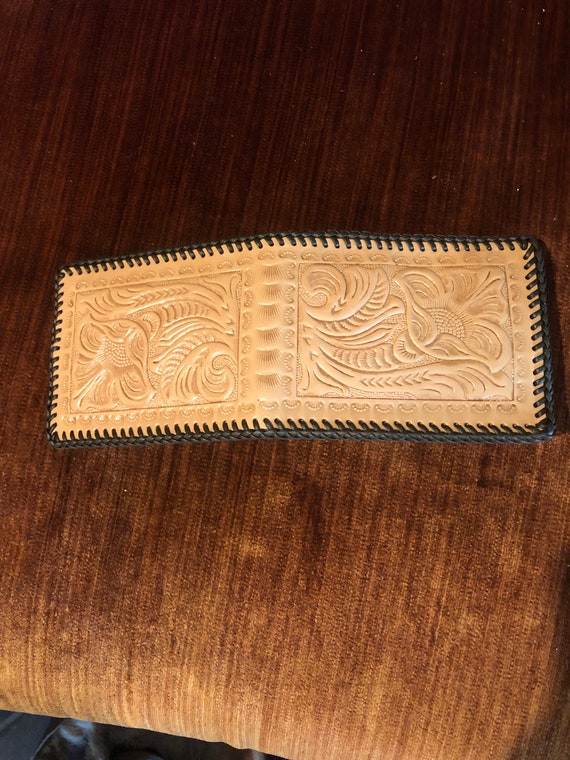 Tooled Leather Wallet - image 1