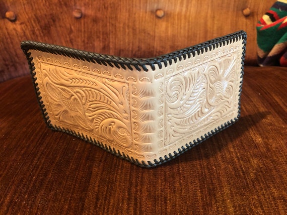 Tooled Leather Wallet - image 4