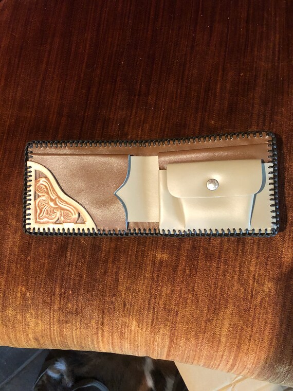 Tooled Leather Wallet - image 2