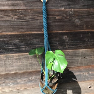 Deep Sea Plant Hanger // Boho Home Decor // Modern Macrame