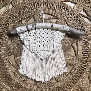 Small Macrame Wall Hanging// Boho Home Decor// Modern Macrame