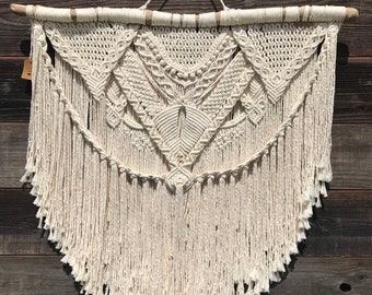 Grande Macrame Wall Hanging / Boho Bedroom Decor / Modern Home Decor / Boho Fiber Art