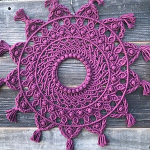 Macrame Mandala Wall Hanging