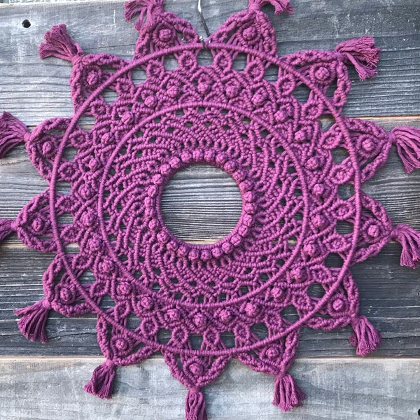 Macrame Mandala - Etsy