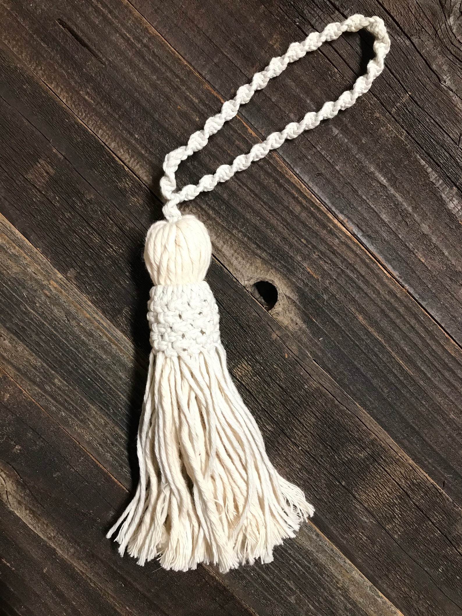 Macrame Door Knob Tassel Etsy