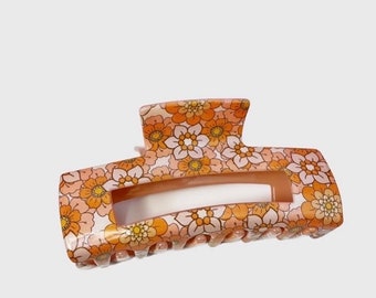 Hair Clip | Retro Flowers | Cute Women’s Hair Accessory | Retro Style