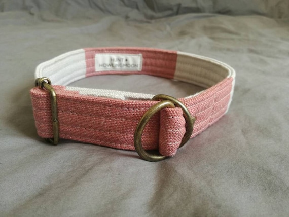 linen dog collar