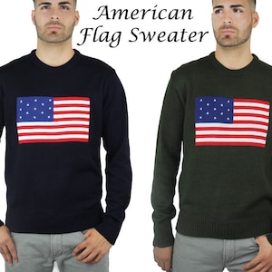 American Flag Sweater