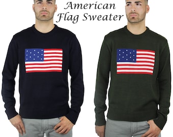 American Flag Sweater