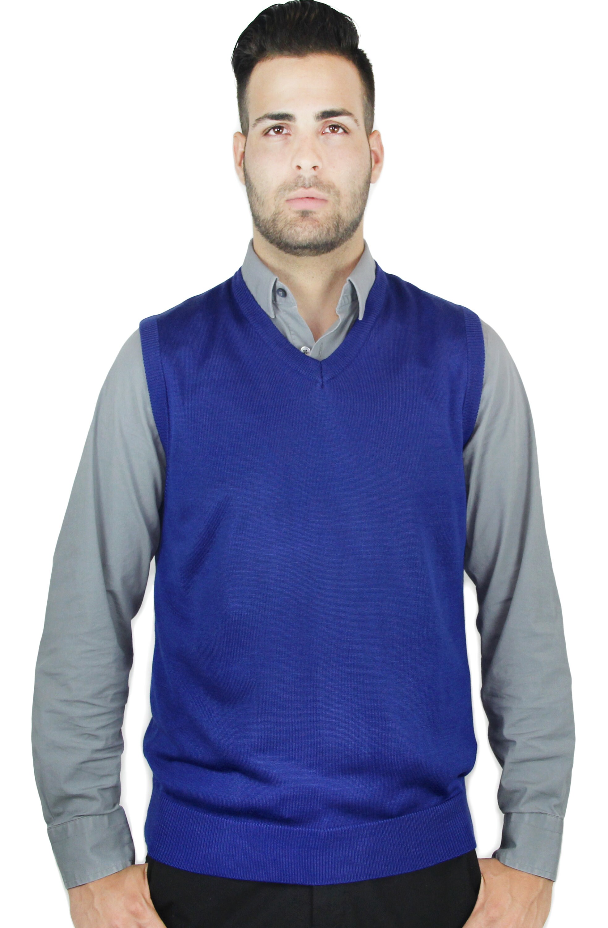 Men's Solid Sweater Vest summer Colors - Etsy