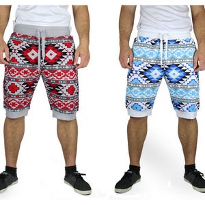 Slim Aztec Printed Shorts (PSR-19)