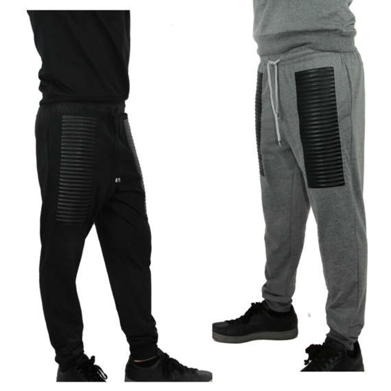 BP-46 French Terry Stylish Moto Pants