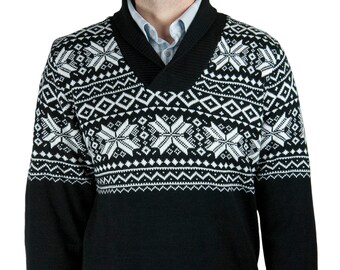 Jacquard Snowflake Sweater