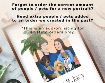 Extra Person/Pet for existing orders