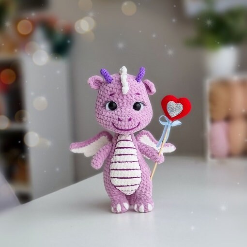 Dragon Crochet Pattern Amigurumi Dragon Pattern Easy Etsy