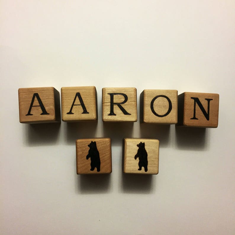 Custom Baby Blocks Wood Blocks Baby Name Blocks Alphabet Etsy Canada
