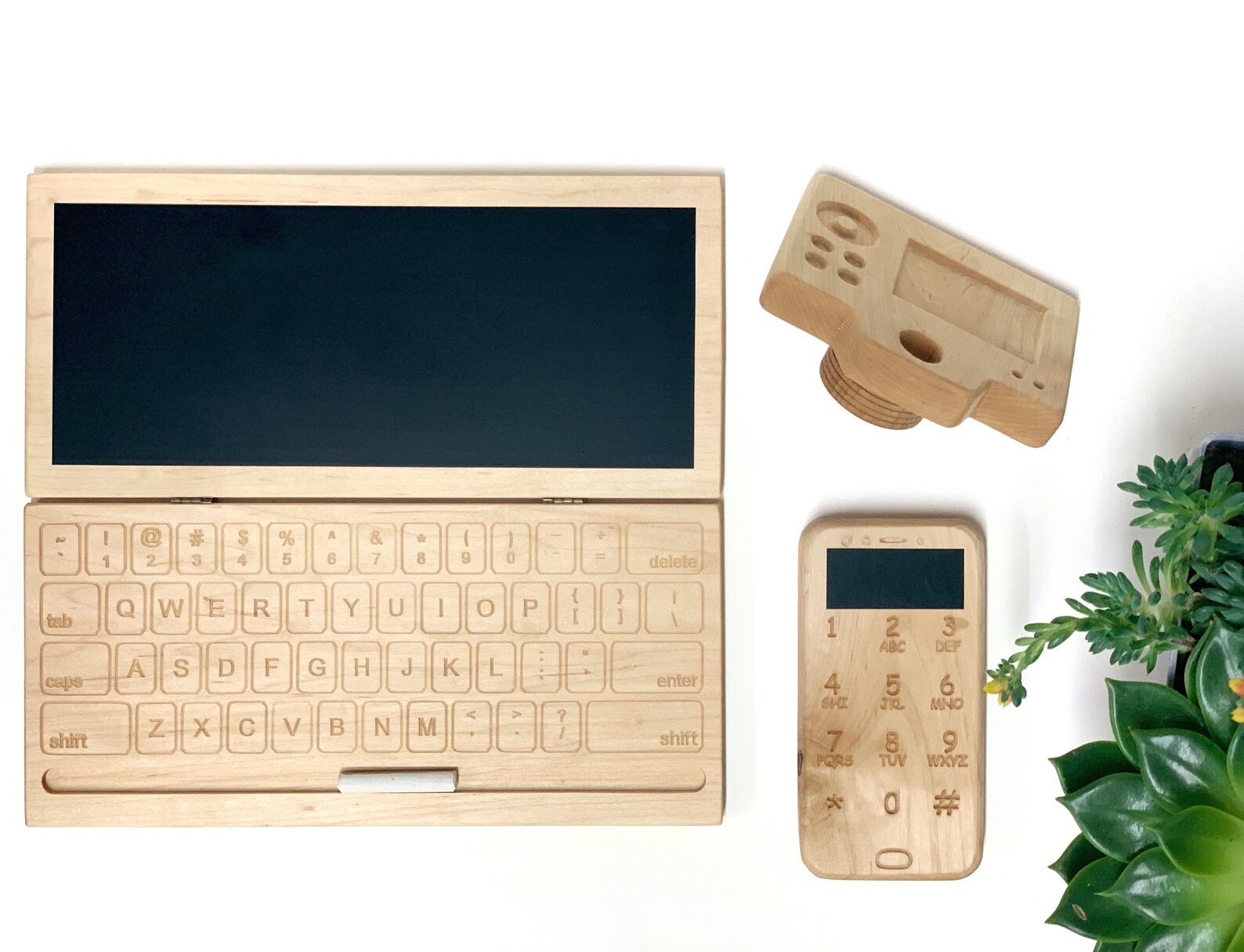 Wooden Toy Phone Personalized Phone Toy Play Phone Wooden Etsy