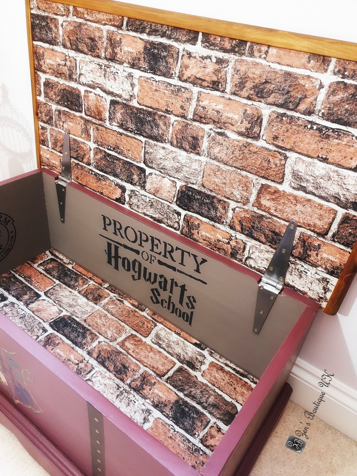 NOW SOLD Harry Potter Toy Box Harry Potter Trunk Blanket Etsy Australia