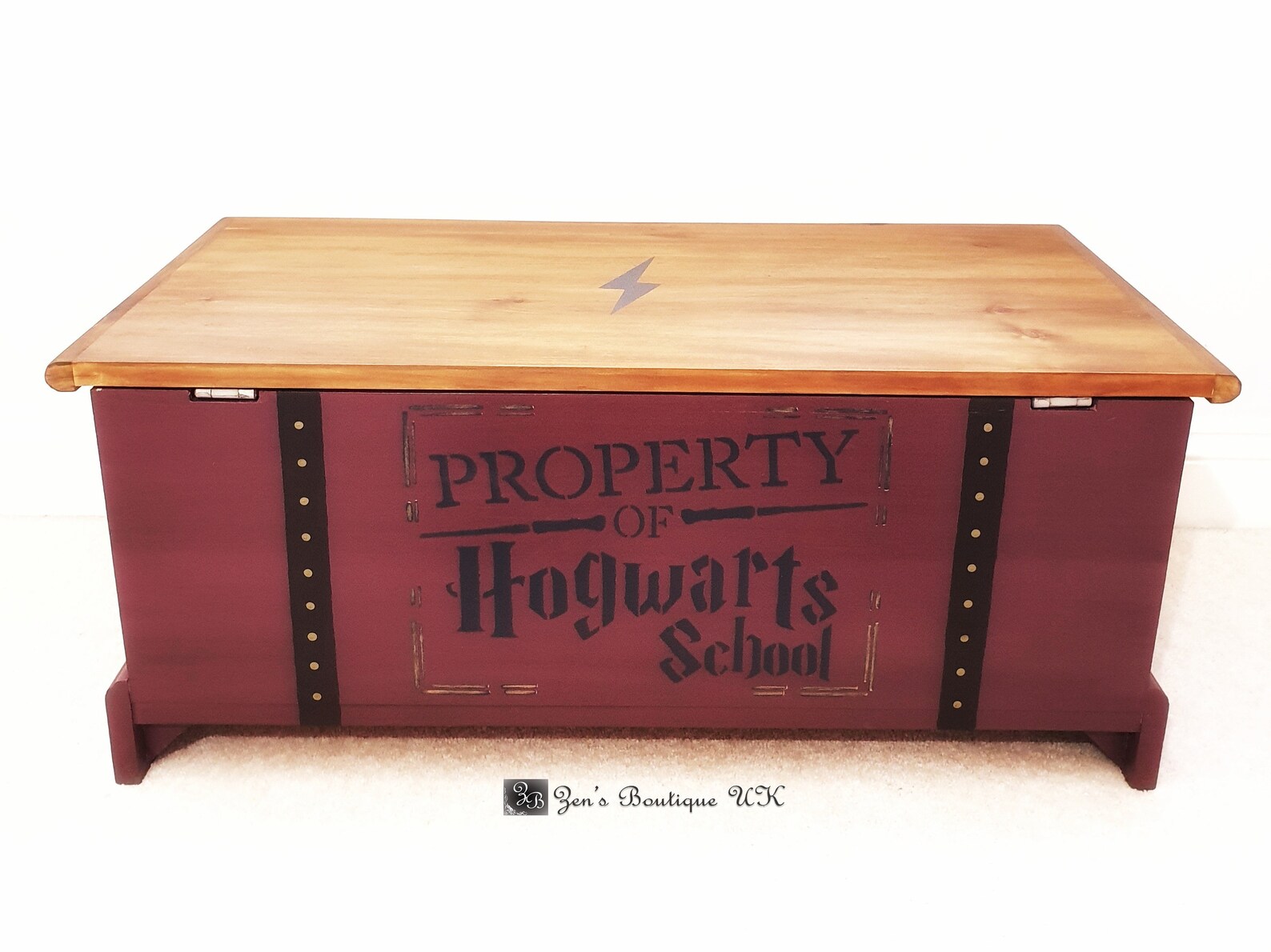 NOW SOLD Harry Potter Toy Box Harry Potter Trunk Blanket Etsy Australia