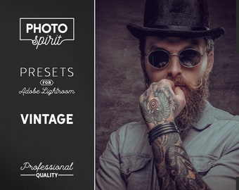 Vintage Lightroom Presets: Mobile, Desktop & Camera Raw