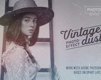 Dust And Scratches Film Effect — Download Vintage Looking for Photohop Textures, Photo Collection, Black and White Photography Pack