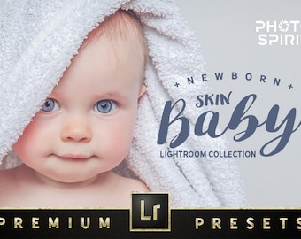 Newborn Baby Lightroom Presets: Vintage Matte Retro Film (Digital Download)