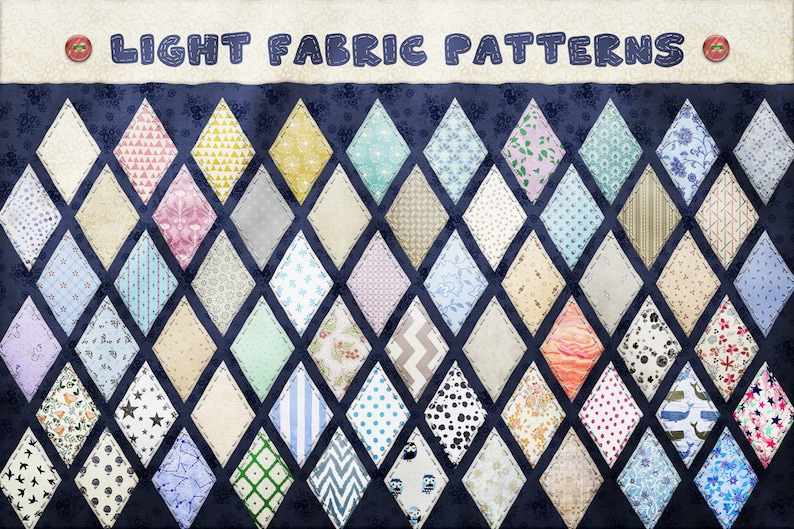 Patchwork Photoshop-lagerstilar: Verktygssats för tygstruktur (digital nedladdning) bild 4