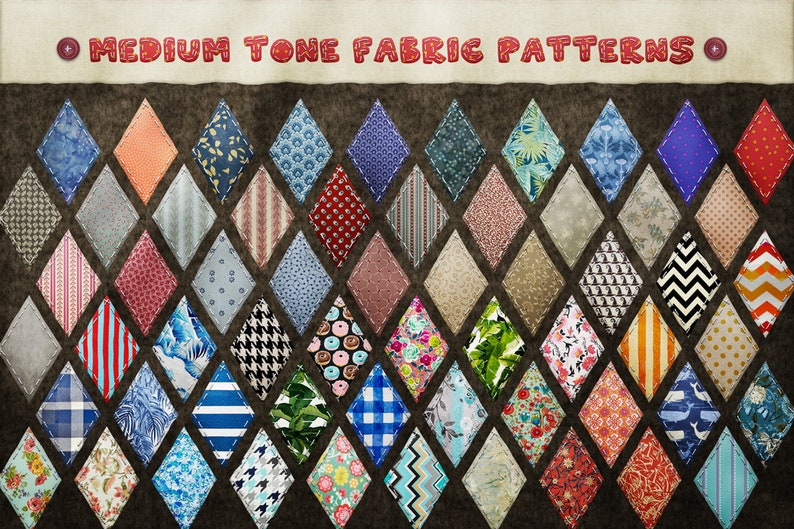 Patchwork Photoshop-lagerstilar: Verktygssats för tygstruktur (digital nedladdning) bild 5