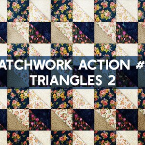 Patchwork Photoshop-lagerstilar: Verktygssats för tygstruktur (digital nedladdning) bild 6