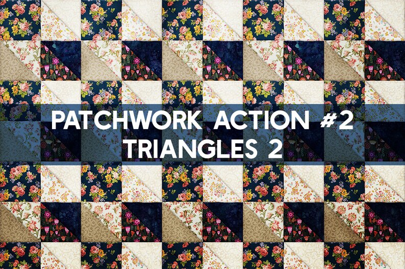 Patchwork Photoshop-lagerstilar: Verktygssats för tygstruktur (digital nedladdning) bild 6
