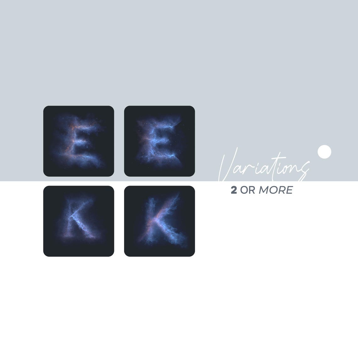 Nebula Letters Nebula Letter Overlays: Cosmic Alphabet Text Effects (digital Download ...