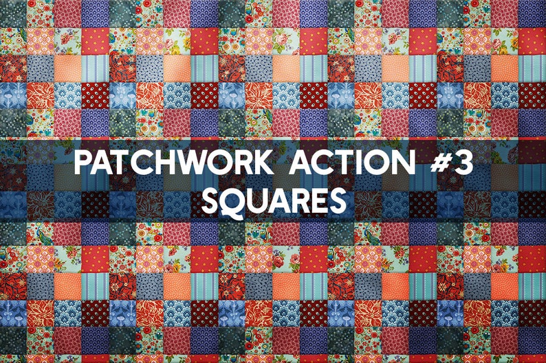 Patchwork Photoshop-lagerstilar: Verktygssats för tygstruktur (digital nedladdning) bild 7