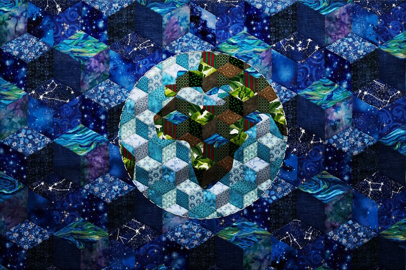 Patchwork Photoshop-lagerstilar: Verktygssats för tygstruktur (digital nedladdning) bild 10