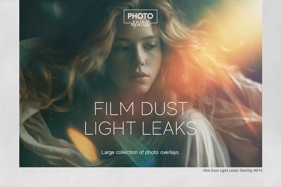 Film Dust Light Leaks Photo Overlay Effect Adobe Actions